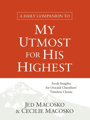 cover image of A Daily Companion to My Utmost for His Highest